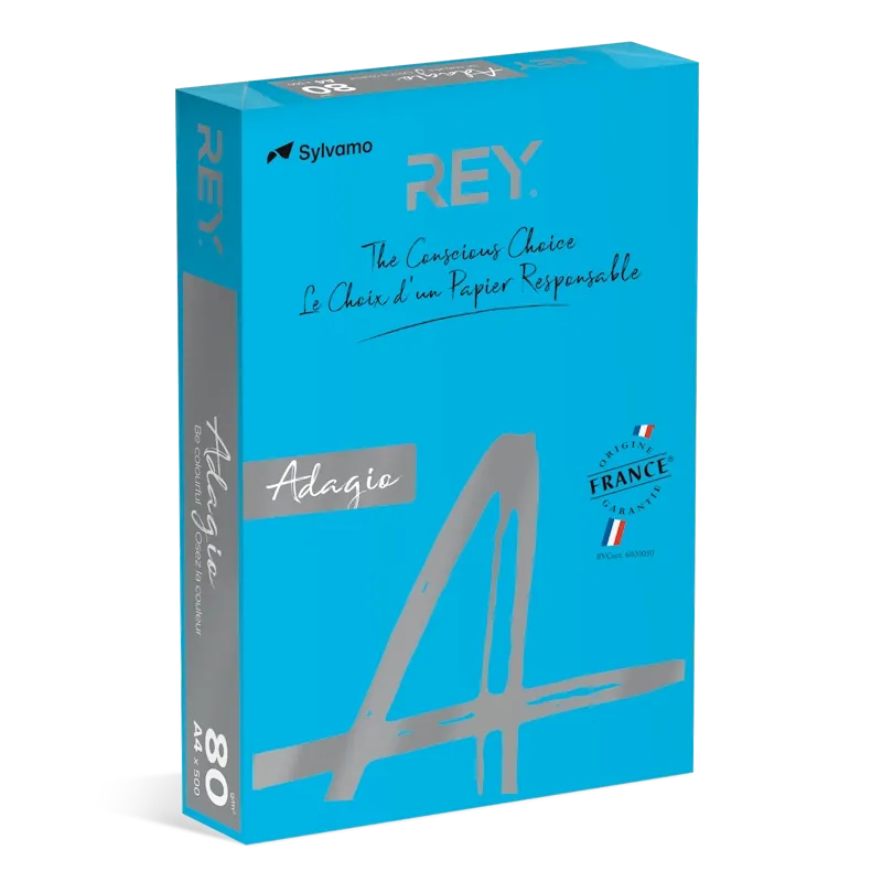 Papel Fotocopia Adagio(cd51) A4 80gr Azul Intenso 1x500Fls
