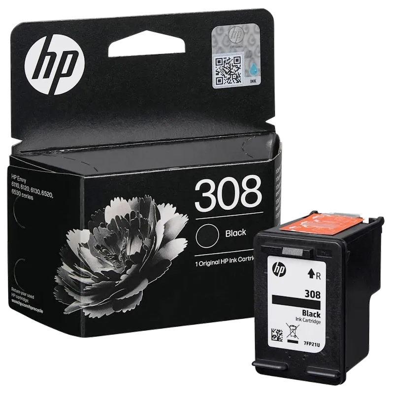 Tinteiro Original HP N308 Preto