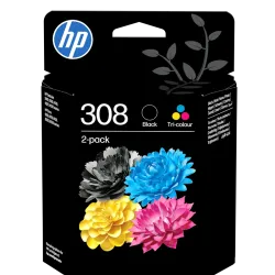 Pack Duplo Tinteiros Original HP N308 Tricolor
