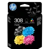 Pack Duplo Tinteiros Original HP N308 Tricolor