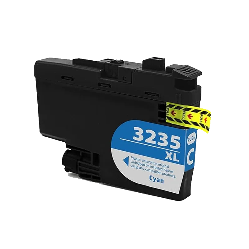 Tinteiro Compatível Brother LC3235XL, LC-3235XL Ciano