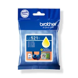 Tinteiro Original Brother LC521 Amarelo