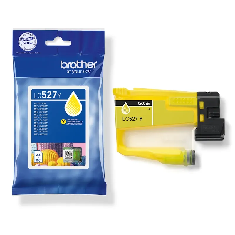 Tinteiro Original Brother LC527XL Amarelo
