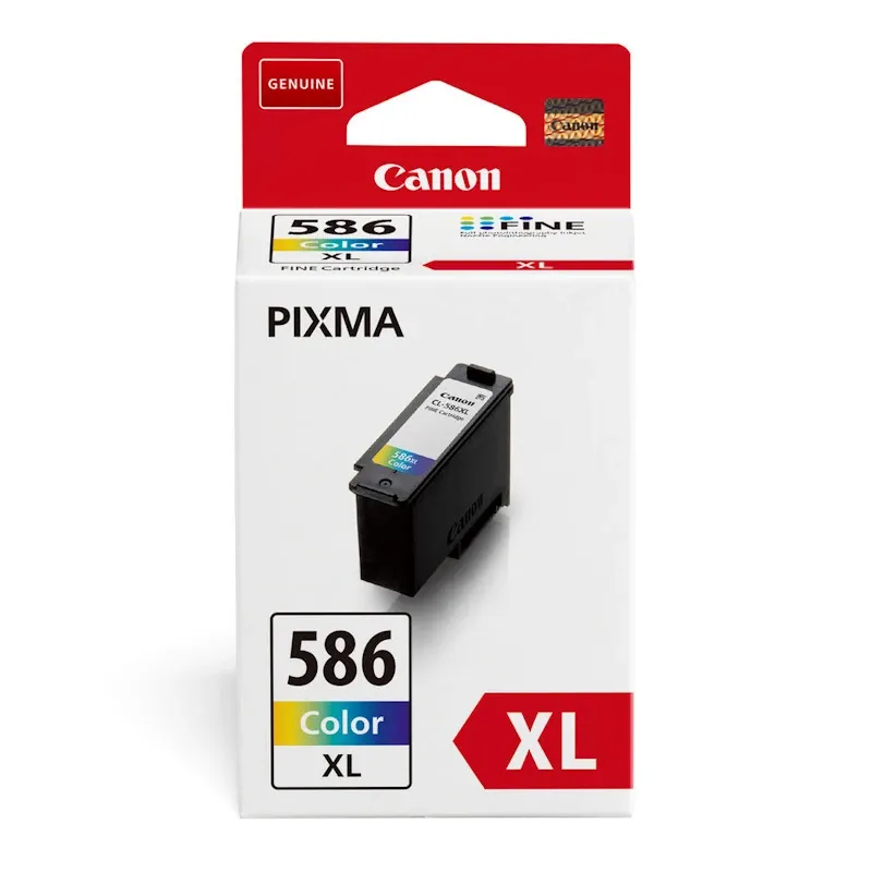 Tinteiro Original Canon CL586XL Tricolor