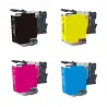 Pack Tinteiros Compatível Brother LC521