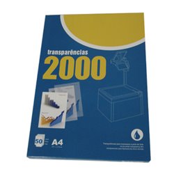 Transparencias 2000 Impressao Inkjet 50fls c/Tira Removível