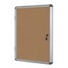Vitrine de Interior oval fundo cortica