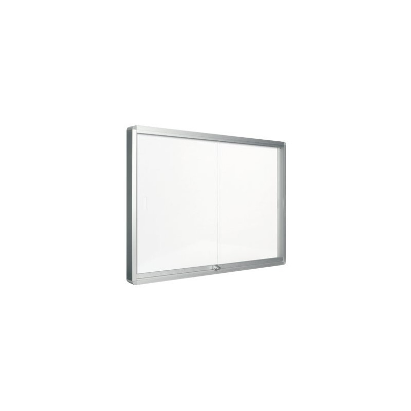 Vitrine de Interior com portas de correr em aluminio