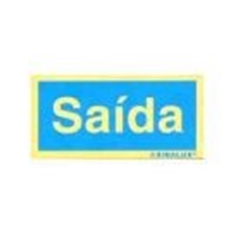 Sinaletica (Saida) Plastico Adesivo