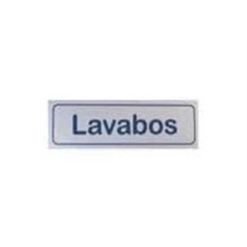 Sinaletica (Lavabos) Plastico Adesivo