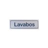 Sinaletica (Lavabos) Plastico Adesivo