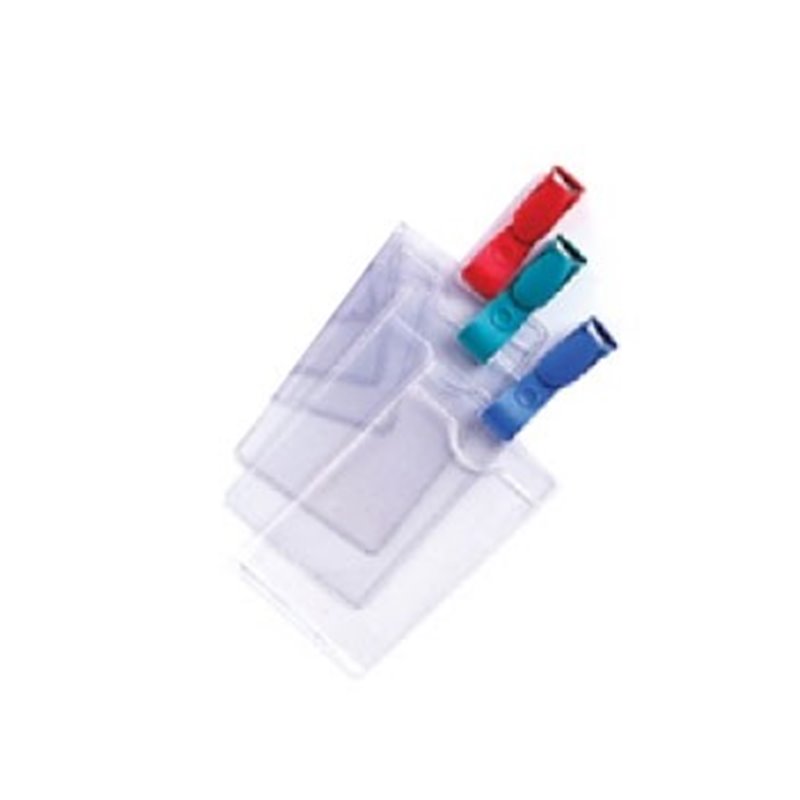 Porta Nomes Vertical com mola 62x108mm