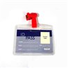 Porta Nomes Horizontal com mola 100x70mm